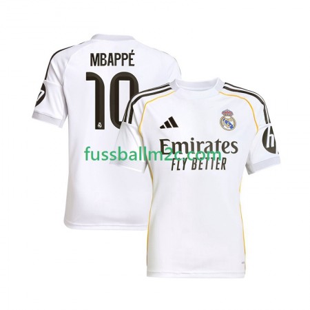 Fußballtrikots Real Madrid Kylian Mbappé 10 Heim Trikotsatz 2025-2026 Fußballtrikots Real Madrid Kylian Mbappé 10 Heim Trikotsatz 2025-2026